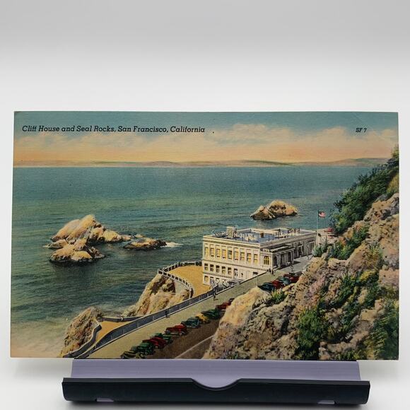Set of 7 Postcards 1940's San Francisco, California Vintage Bridges UNUSED - Picture 5 of 9
